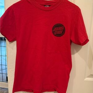 Santa Cruz Skateboards Classic Red Tee